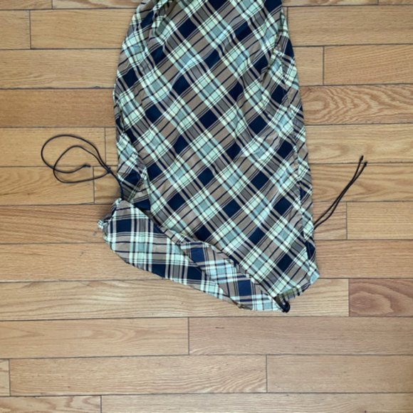 Bodycon Dress With Adjustable Neck Strings and Length Strings - Picture 4 of 5